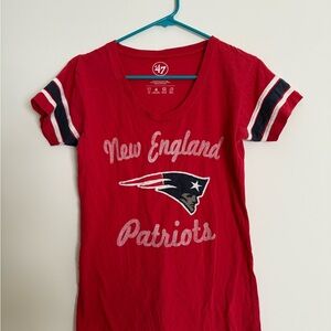 '47 Brand Red Cotton T-Shirt